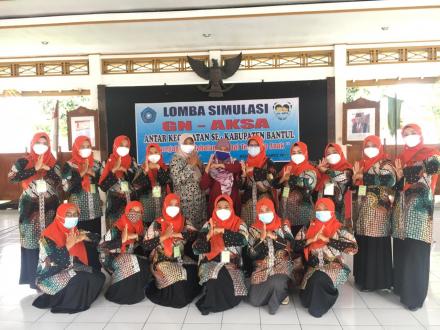 TP PKK SINGOSAREN MEWAKILI KAPANEWON BANGUNTAPAN MENGIKUTI LOMBA SIMULASI GN- AKSA TINGKAT KABUPATEN