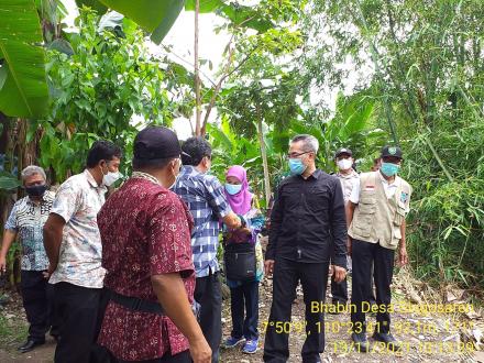 Bupati Bantul Kunjungi Lokasi Rawan Longsor di Semoyan 