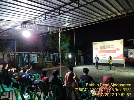 Pertunjukan Sinema Keliling Dinas Kebudayaan DIY