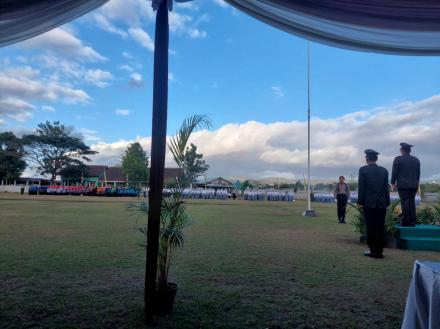 Upacara Penurunan Bendera HUT ke-78